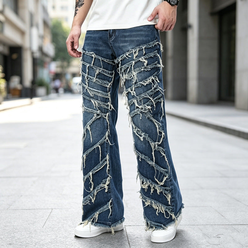 Damen Trendige Ripped Jeans Shop Nory