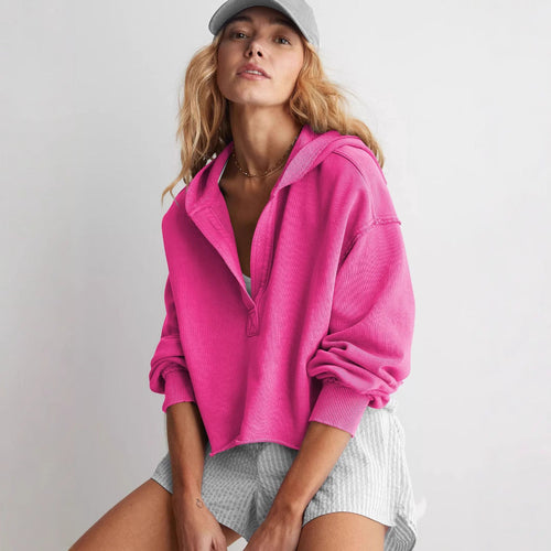 Damen Oversized Kapuzenpullover