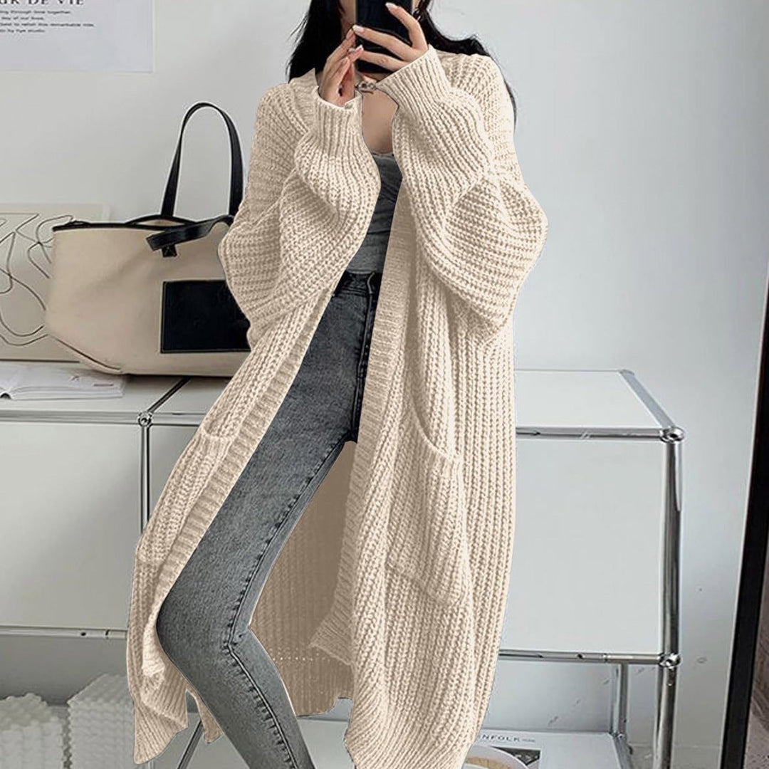Damen Strickmantel im Oversized-Stil
