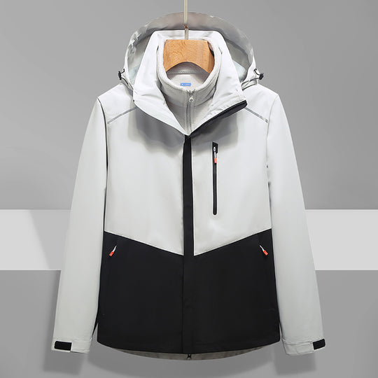 Herren Softshell-Outdoorjacke mit Kapuze, wind- und wasserdicht Shop Nory