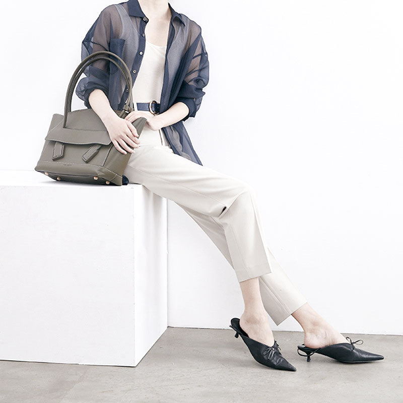 Damen Elegante Hochtaillierte Anzughose Shop Nory
