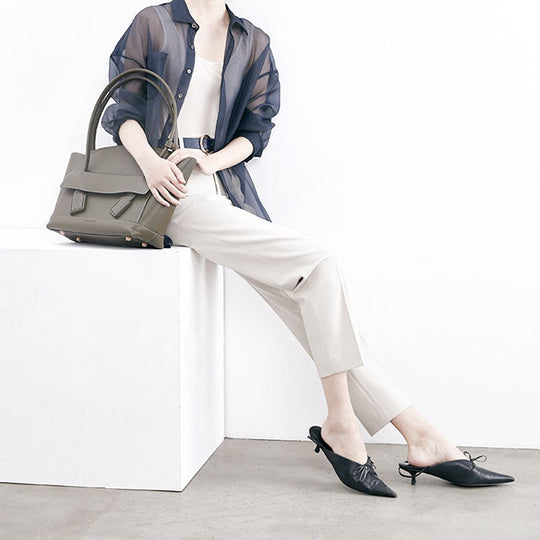 Damen Elegante Hochtaillierte Anzughose Shop Nory