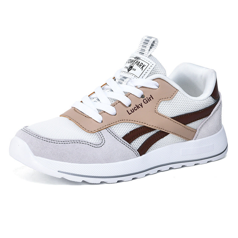 Damen Retro-Sneaker mit Mesh- und Veloursleder-Details Shop Nory