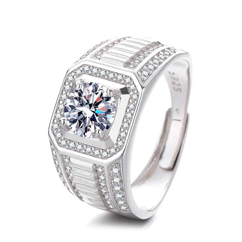 Herren Ring mit funkelndem Zirkon und elegantem Design Shop Nory