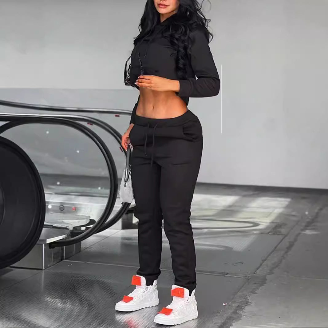 Herren nan sportliches Jogginganzug-Set mit Kapuzenpullover Kängurutasche und schmal zulaufender Jogginghose Shop Nory