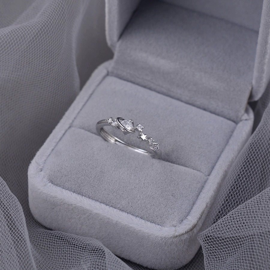 Damen Schmuckring mit funkelnden Zirkonia Shop Nory