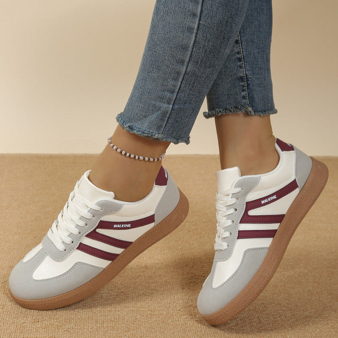 Damen Sportliche Sneakers mit rutschfester Sohle und weichem Innenfutter