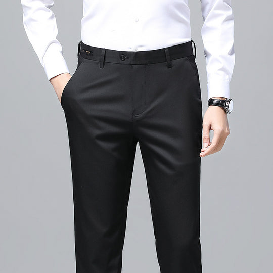 Herren Elegante Business-Chino mit Stretchkomfort und schlankem Bügelsaum Shop Nory