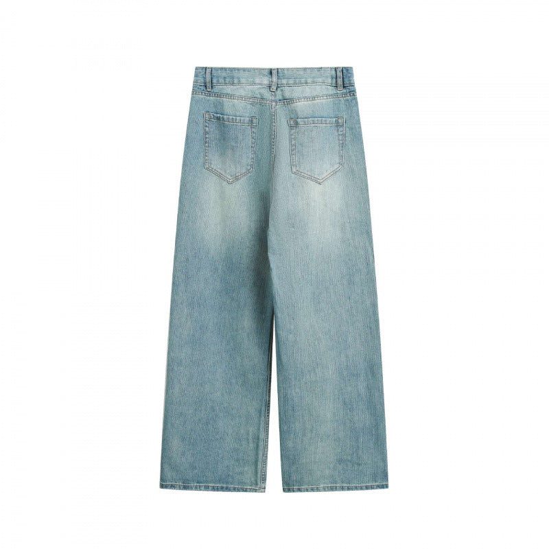 Damen Weite High‑Waist Cropped-Jeans mit weitem Bein und Five‑Pocket-Design Shop Nory