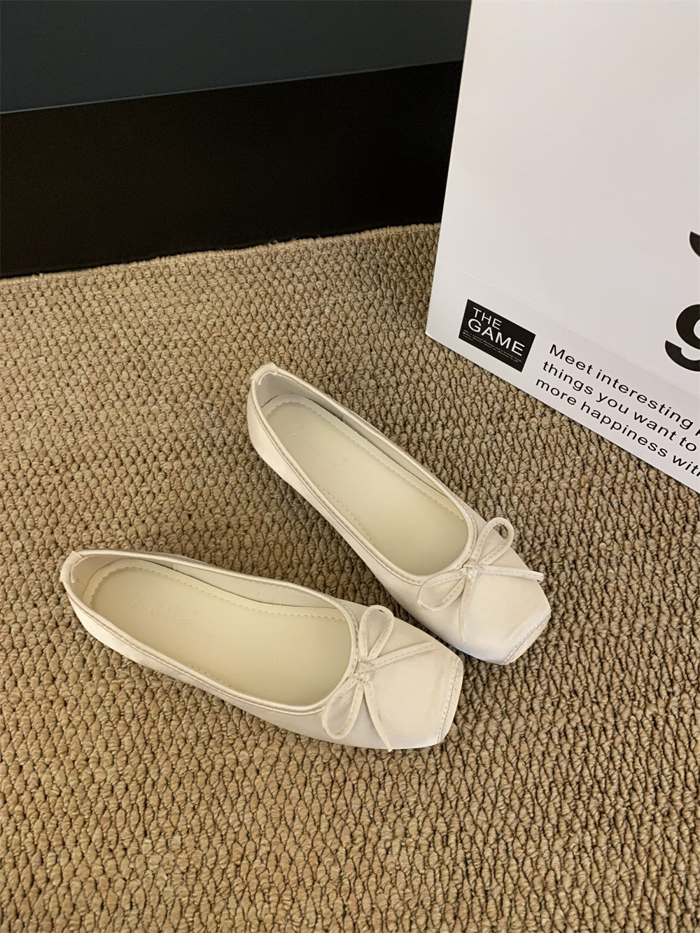 Damen Ballerina mit elegantem Schleifendetail