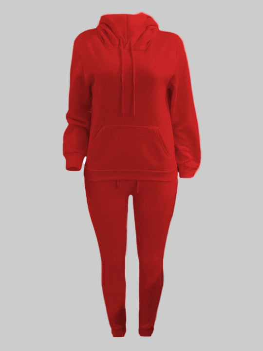 Herren nan sportliches Jogginganzug-Set mit Kapuzenpullover Kängurutasche und schmal zulaufender Jogginghose Shop Nory
