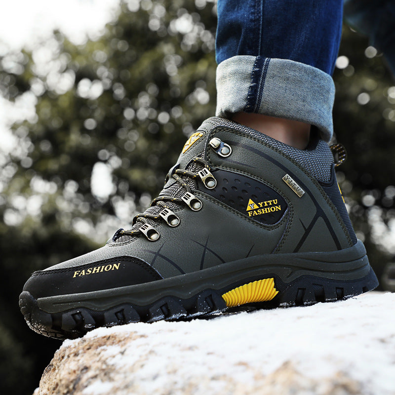 Herren Hochfunktionale Wanderschuhe mit verstärktem Knöchelschutz und rutschfester Sohle
