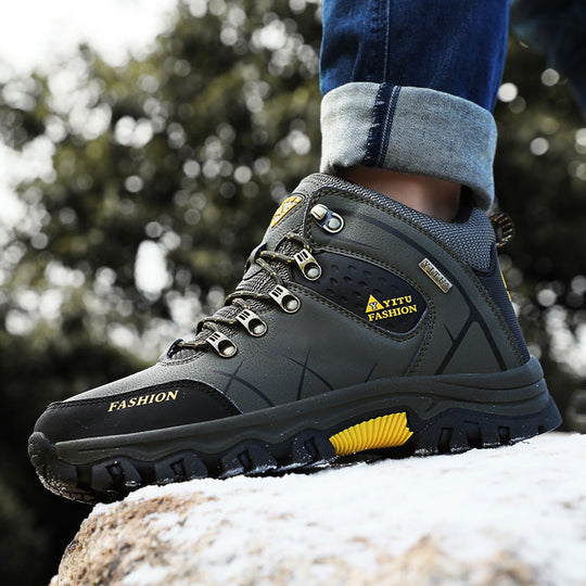 Herren Hochfunktionale Wanderschuhe mit verstärktem Knöchelschutz und rutschfester Sohle