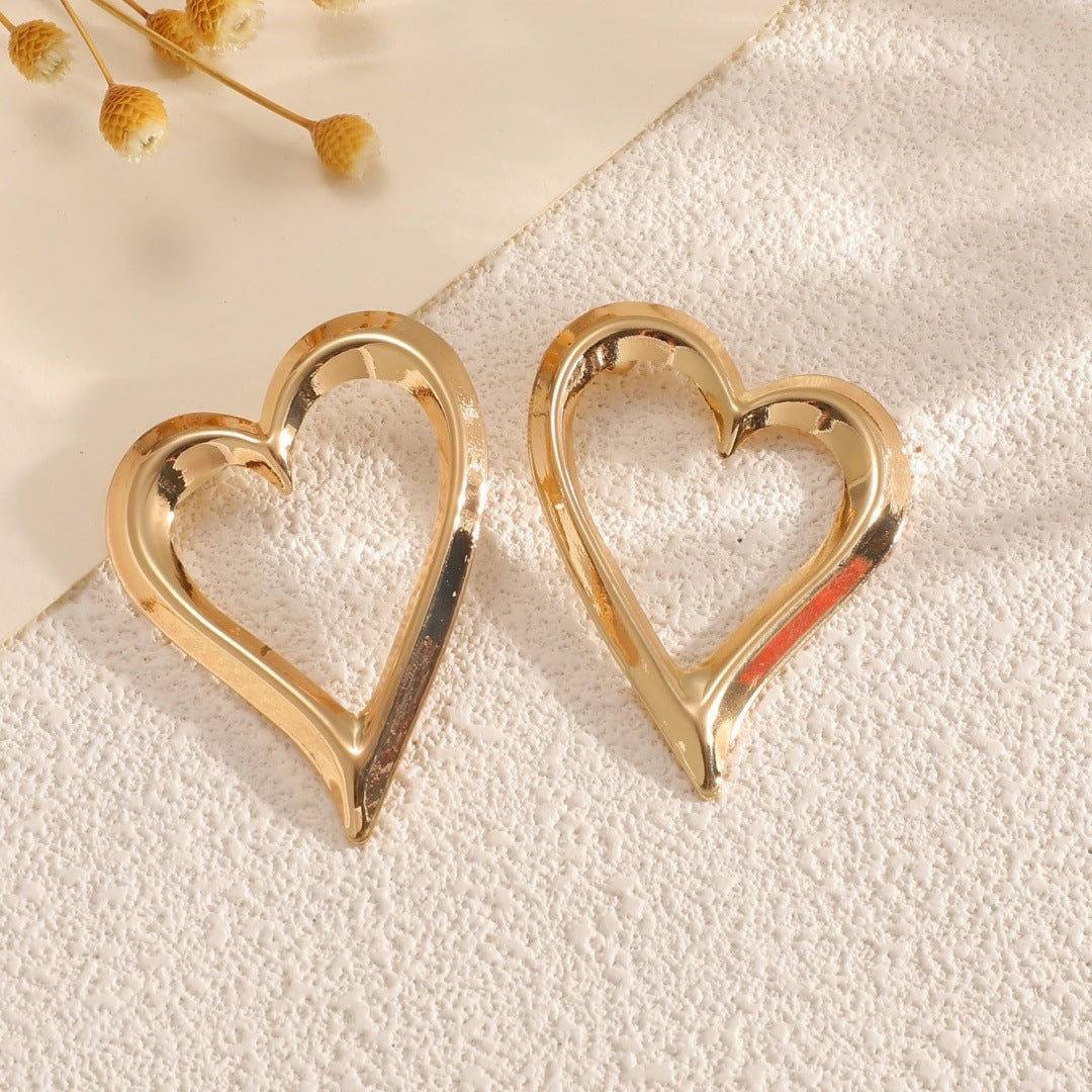 Damen Ohrclip mit elegantem Herzdesign Shop Nory
