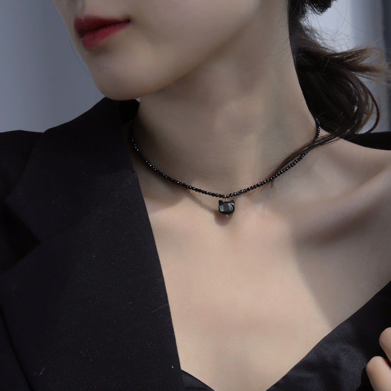 Damen Choker-Halskette mit eleganten Kristall-Akzenten Shop Nory