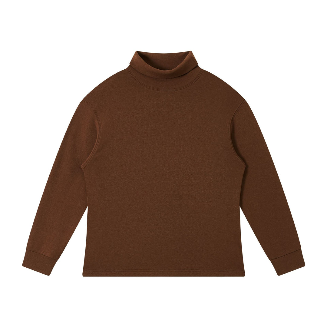 Damen Feinstrukturierter Rollkragen‑Sweater aus Baumwollmix mit Raglanärmeln Shop Nory