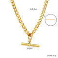 Damen elegante Gliederhalskette mit verstellbarem Toggleverschluss Shop Nory