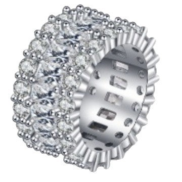 Damen Schmuckring mit luxuriösem Zirkonia-Verzierung Shop Nory
