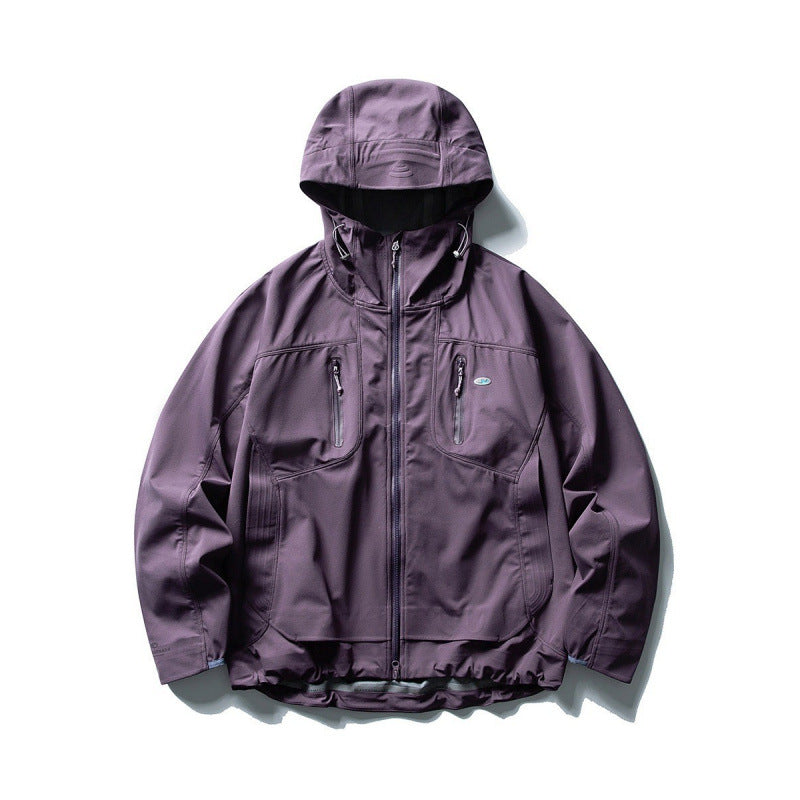 Unisex Technische Softshell-Fieldjacke mit verschweißten Nähten, vier Reißverschlusstaschen und verlängerter Rückenpartie Shop Nory