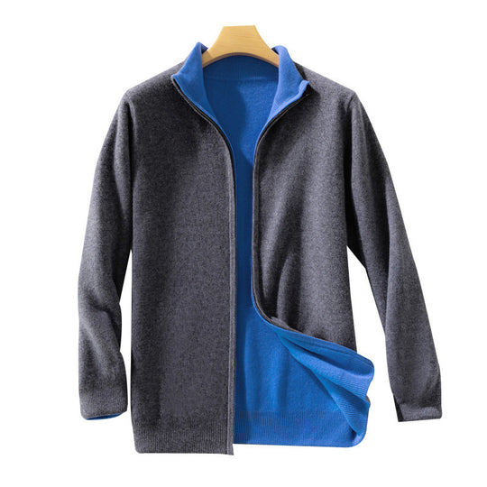 Damen Kurzgeschnittener Zip‑Strickcardigan mit Stehkragen und kaschmirähnlicher Weichheit Shop Nory