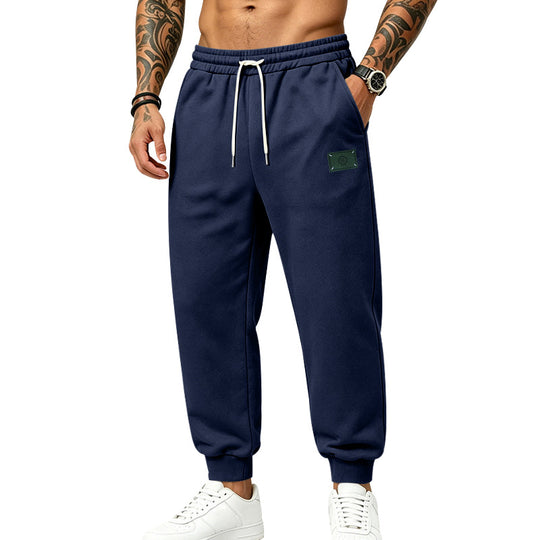 Herren Relax-Fit Jogginghose mit angerauter Innenseite, elastischem Bund und Kordelzug Shop Nory