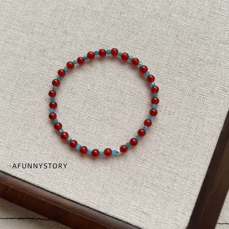 Damen Armband aus handgefertigten Halbedelsteinen Shop Nory
