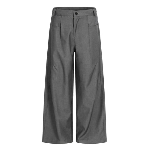 Damen Weite Culotte-Hose mit Bundfalten, hoher Taille und aufgesetzten Taschen Shop Nory