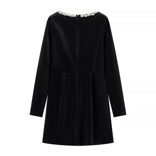 Damen Samt-Minikleid Shop Nory