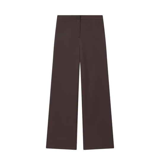 Damen Hochtaillierte Palazzo-Hose mit weitem Bein und glattem Bund Shop Nory
