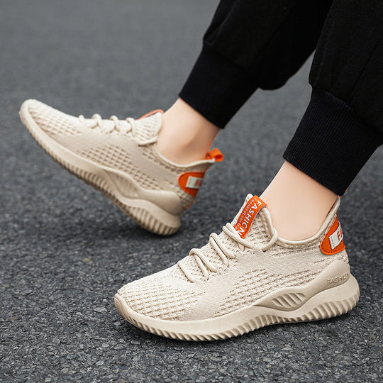 Unisex Atmungsaktiver Strick-Sneaker mit gedämpfter Laufsohle und Slip-On-Passform Shopy Nory