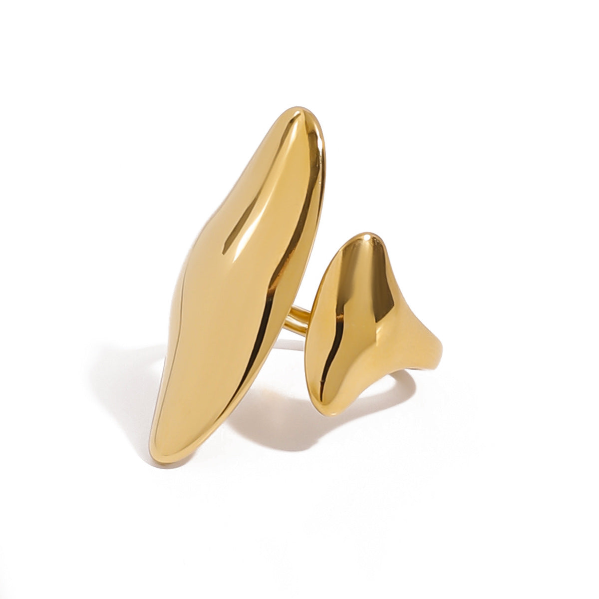 Damen eleganter Ring aus hypoallergenem und wasserfestem Edelstahl Shop Nory