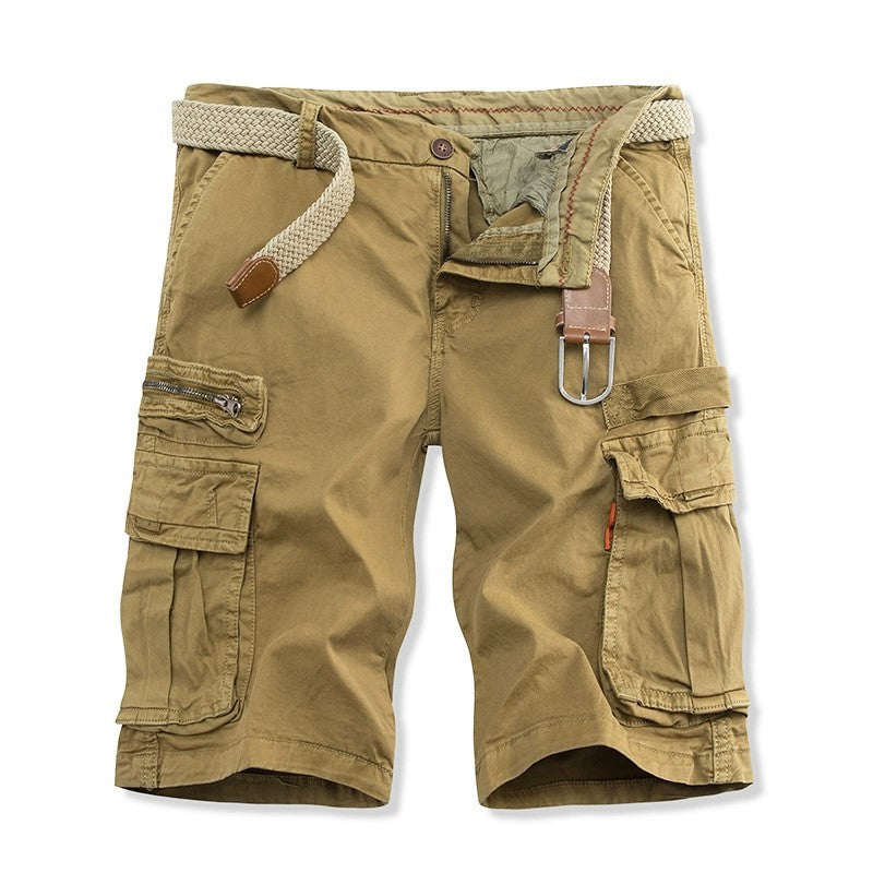 Herren Robuste Multi-Taschen Cargo-Shorts
