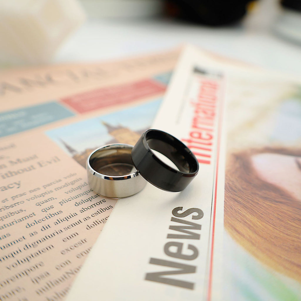 Herren Edelstahl-Ring Shop Nory
