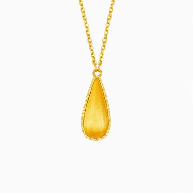 Damen Eleganter Tropfenanhänger Halskette Shop Nory