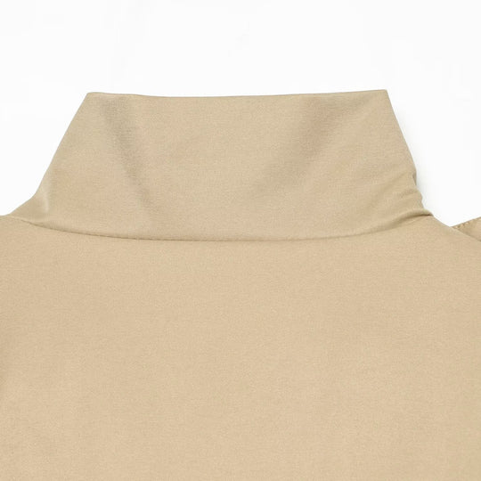 Damen Kurzer Cape‑Trench mit hohem Funnelkragen und Taillengürtel Shop Nory