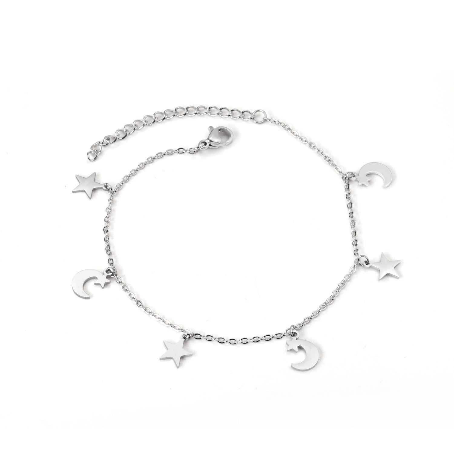 Damen Armband mit herzförmigem Design aus hochglanzpoliertem Edelstahl Shop Nory