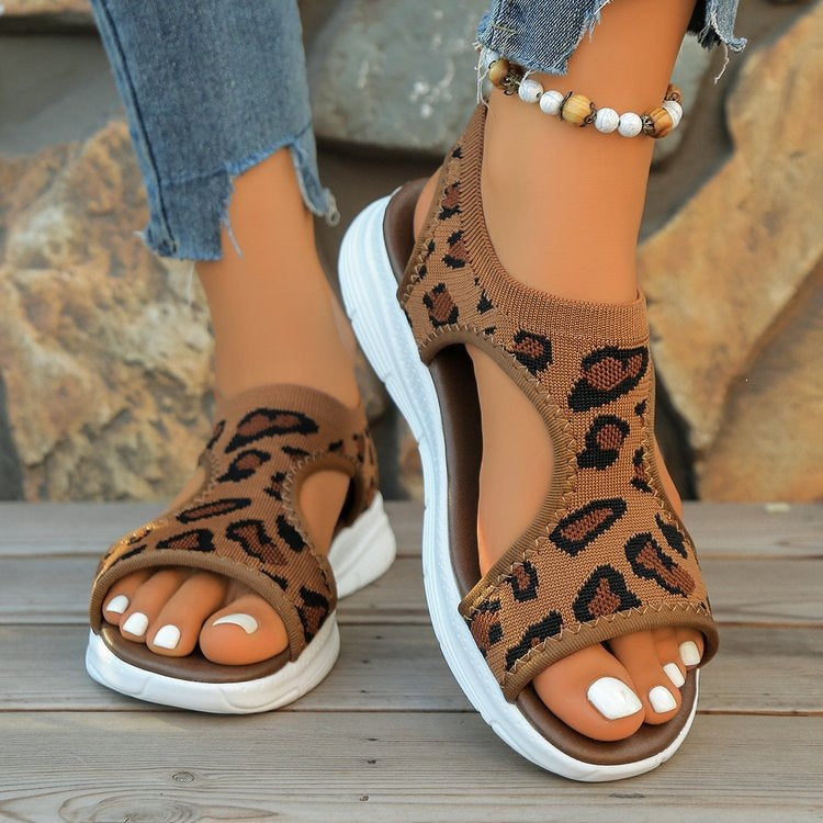 Damen Komfortable und atmungsaktive Sommerschuhe mit elastischen Einsätzen