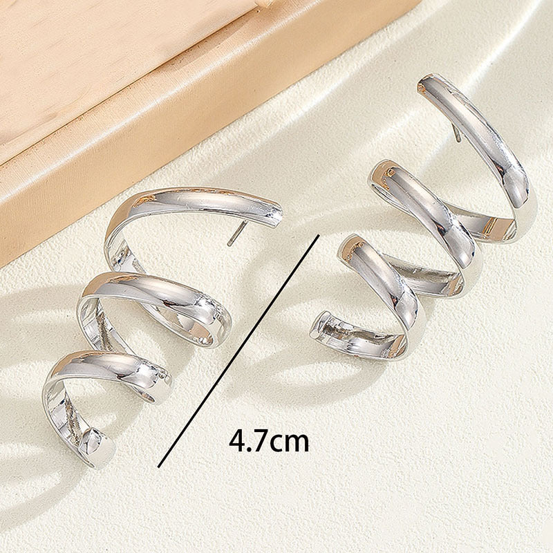 Damen Hängende Ohrringe mit elegantem, geschwungenem Design Shop Nory