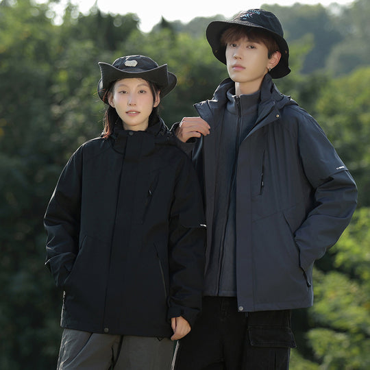 Damen Trekking-Softshell-Parka mit zweilagiger Membran, verschweißten Nähten und verstellbarer Kapuze Shop Nory