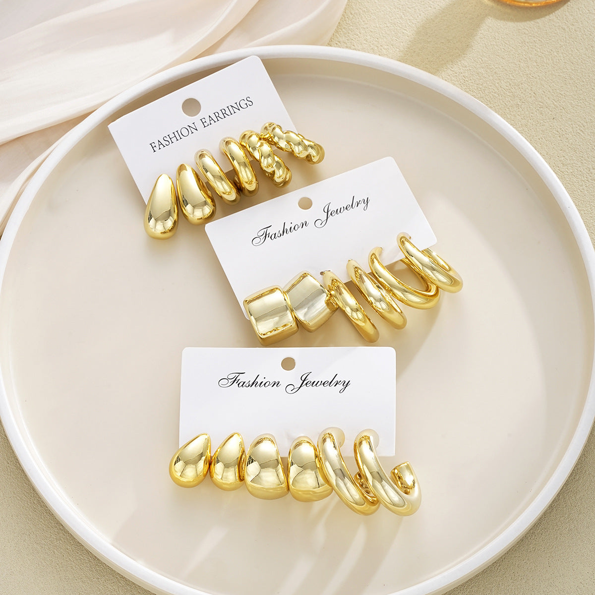 Damen Schmuck Ohrringe Set Shop Nory