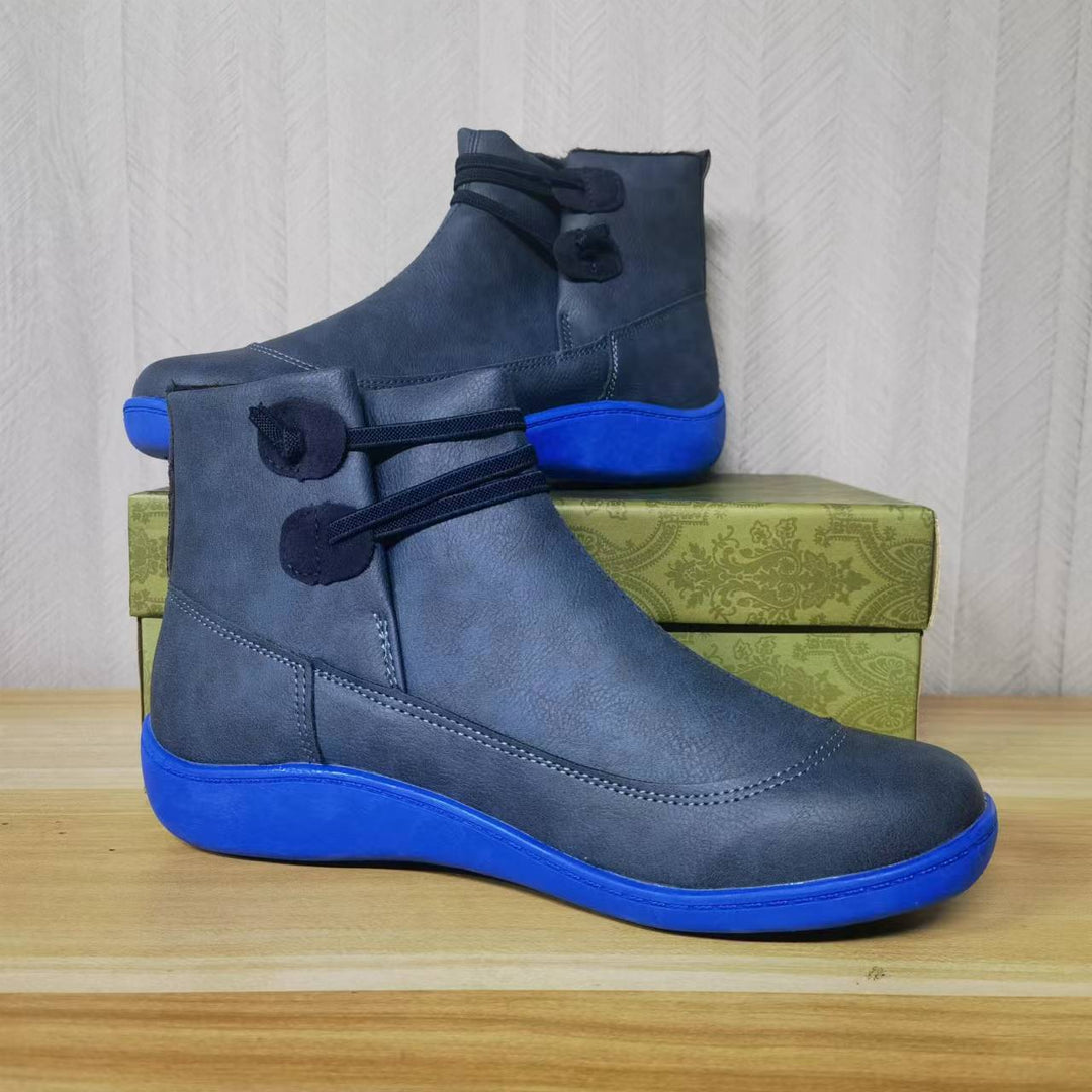 Damen Elegante stiefeletten mit praktischem Schnallen-Design