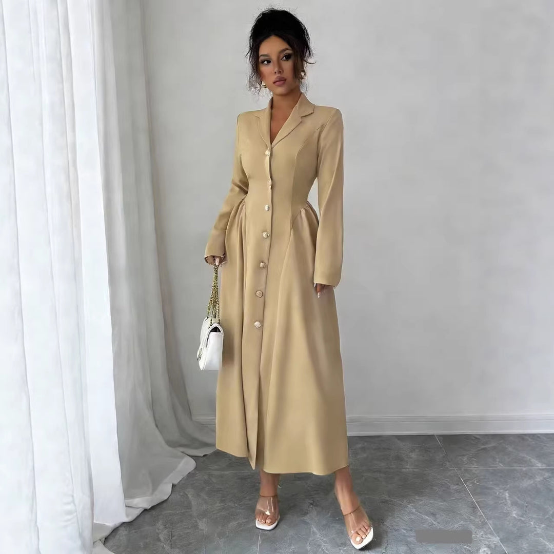 Damen Elegantes Midikleid im Blazerstil mit taillierter Schnittführung Shop Nory