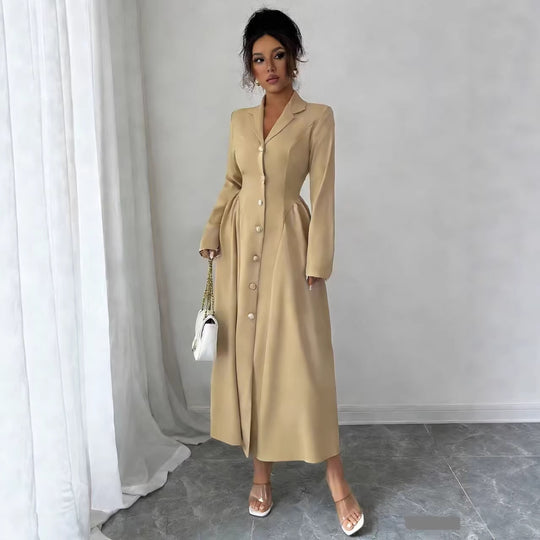Damen Elegantes Midikleid im Blazerstil mit taillierter Schnittführung Shop Nory