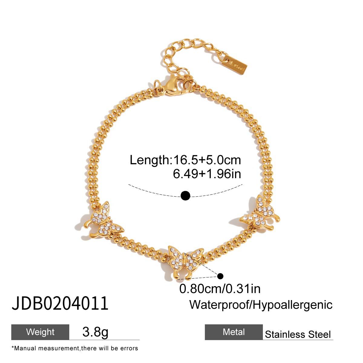 Damen Armband mit funkelnden Zirkonia-Details und hypoallergener Edelstahlverarbeitung Shop Nory