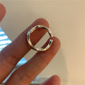 Damen Offener Ring mit inspirierendem Schriftzug und modernem Design Shop Nory