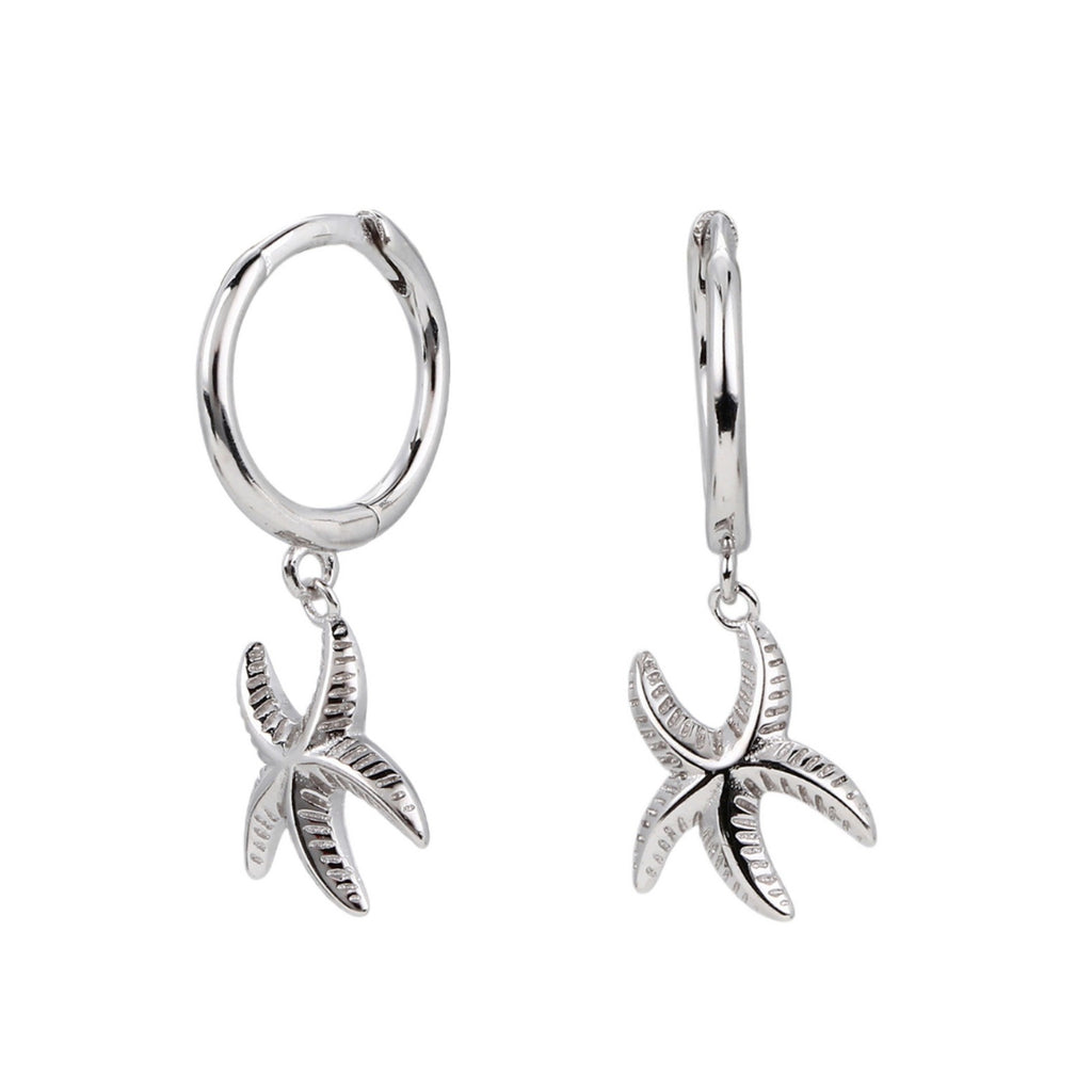 Damen Ohrhänger mit maritimem Sternmuster aus 925 Sterling Silber Shop Nory