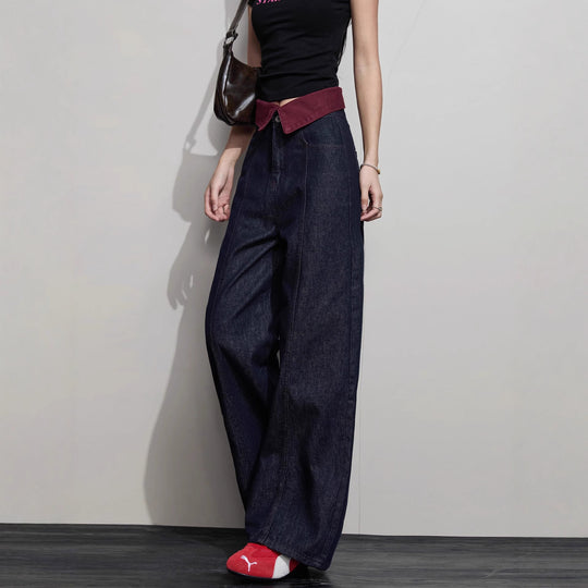 Damen Weit geschnittene Jeanshose Shop Nory 1789268673