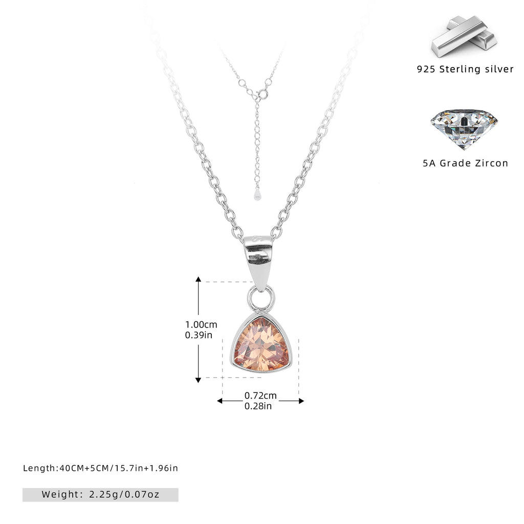 Damen Halskette mit luxuriösem Zirkonanhänger Shop Nory