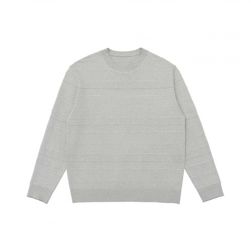 Unisex Feinstrickpullover mit feiner Strukturstreifen, Rundhals und leichtem Oversize-Schnitt Shop Nory