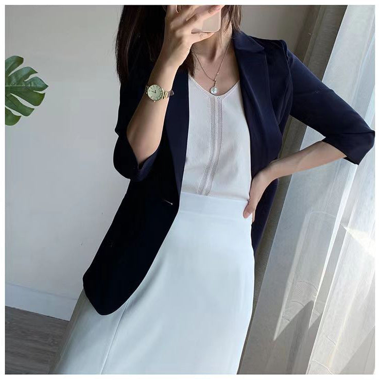 Damen Eleganter Blazer mit kurzem Arm Shop Nory